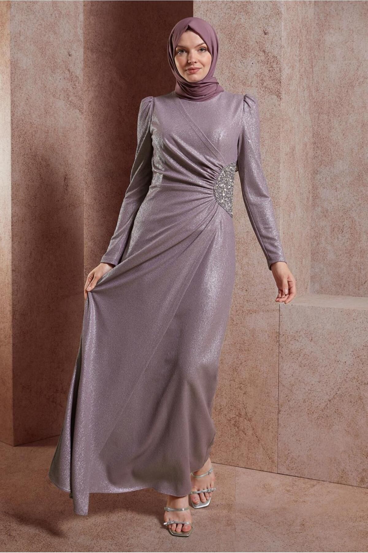 لباس شب سنگ دوزی 50422 Alvina