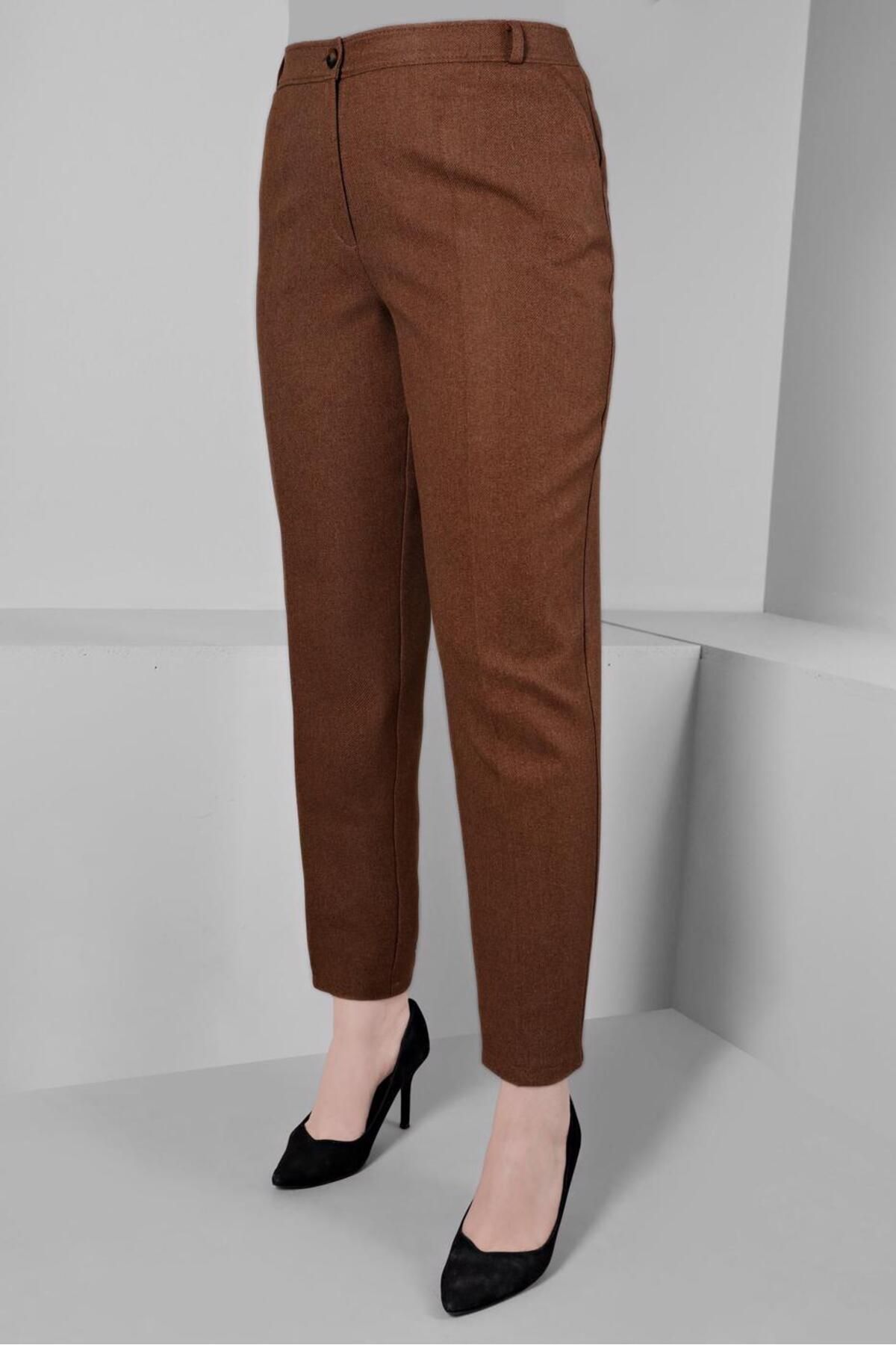 TRENDTESETTÜR-Modest Pants - Brown - Regular 2