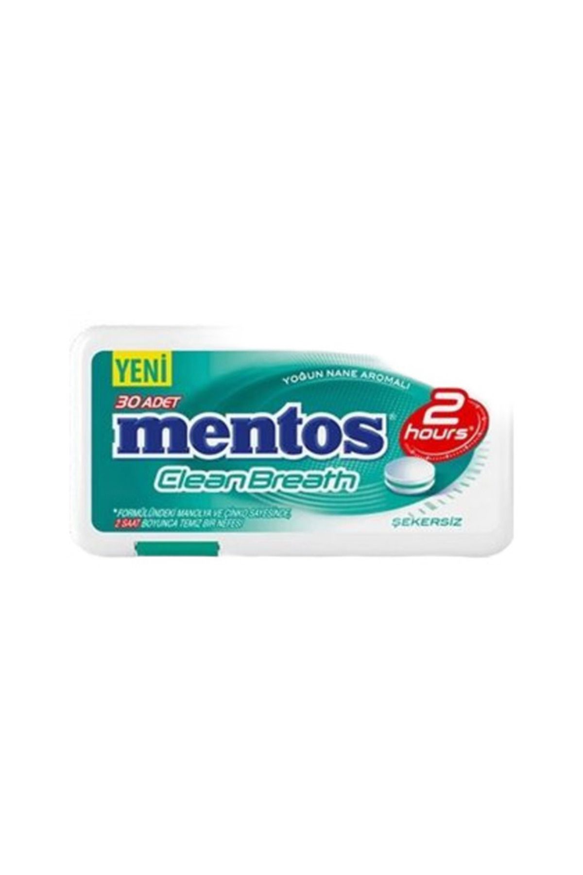 Mentos Şeker Clean Breath Yoğun Nane Aromalı 21 Gr