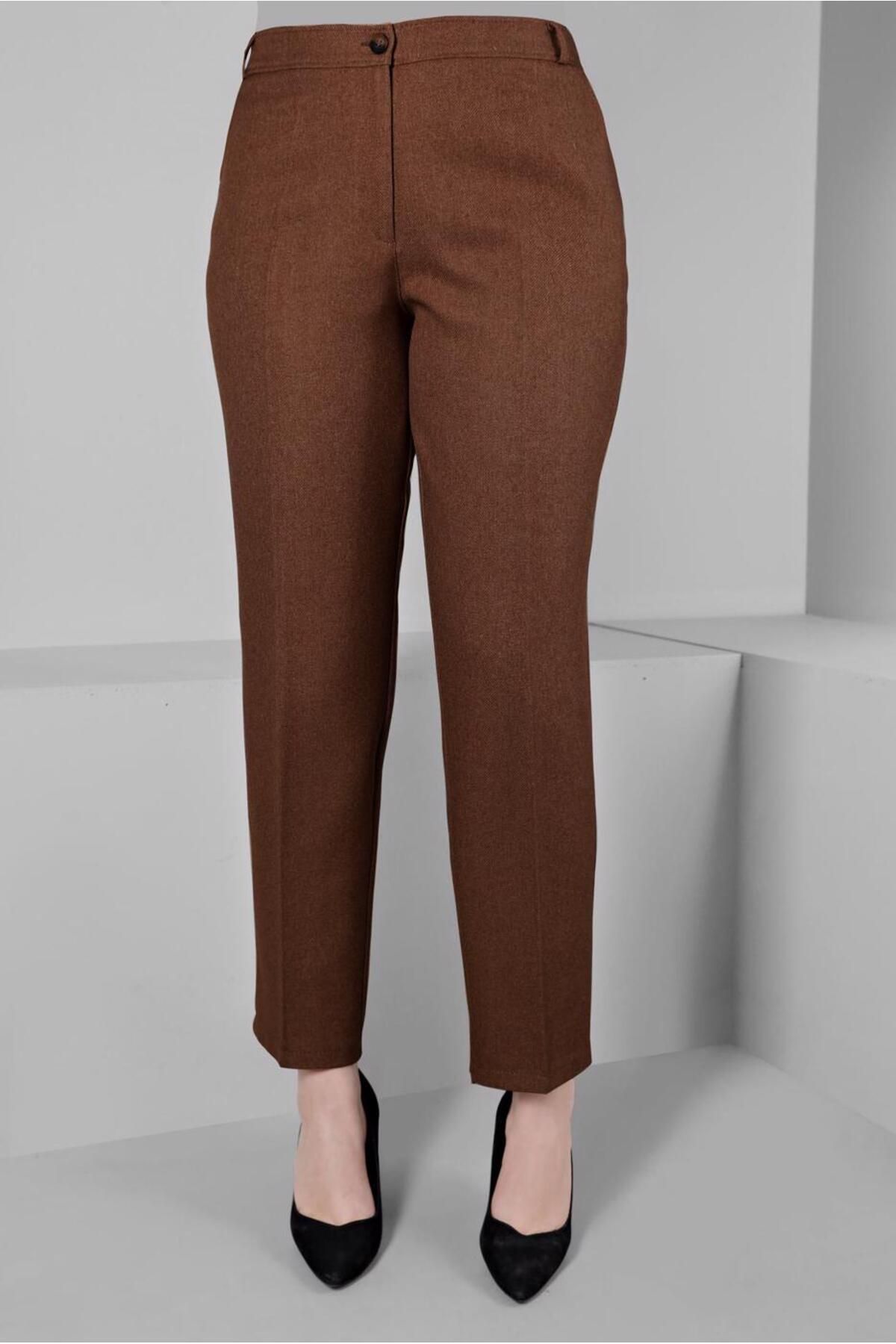 TRENDTESETTÜR-Modest Pants - Brown - Regular 1