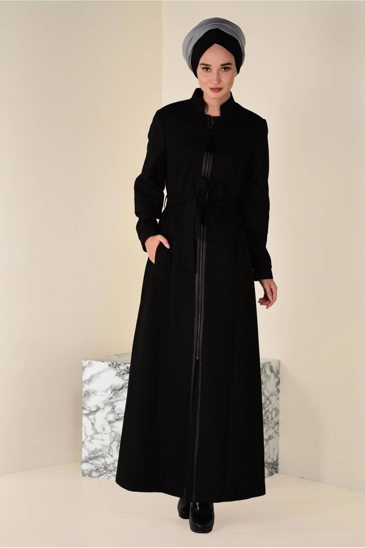 کت چرمی کمربند کمر 9772 Alvina