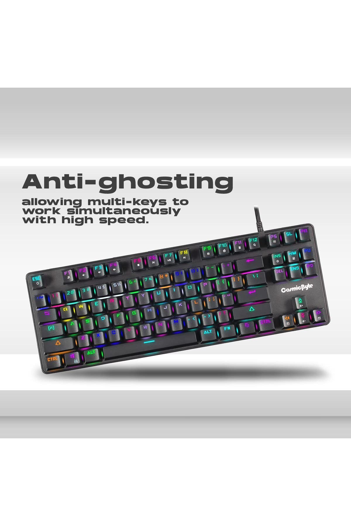 Cosmic Byte-CB-GK-18 Firefly Per-Key RGB TKL Mechanical Keyboard , Macros, Software (Black) 5