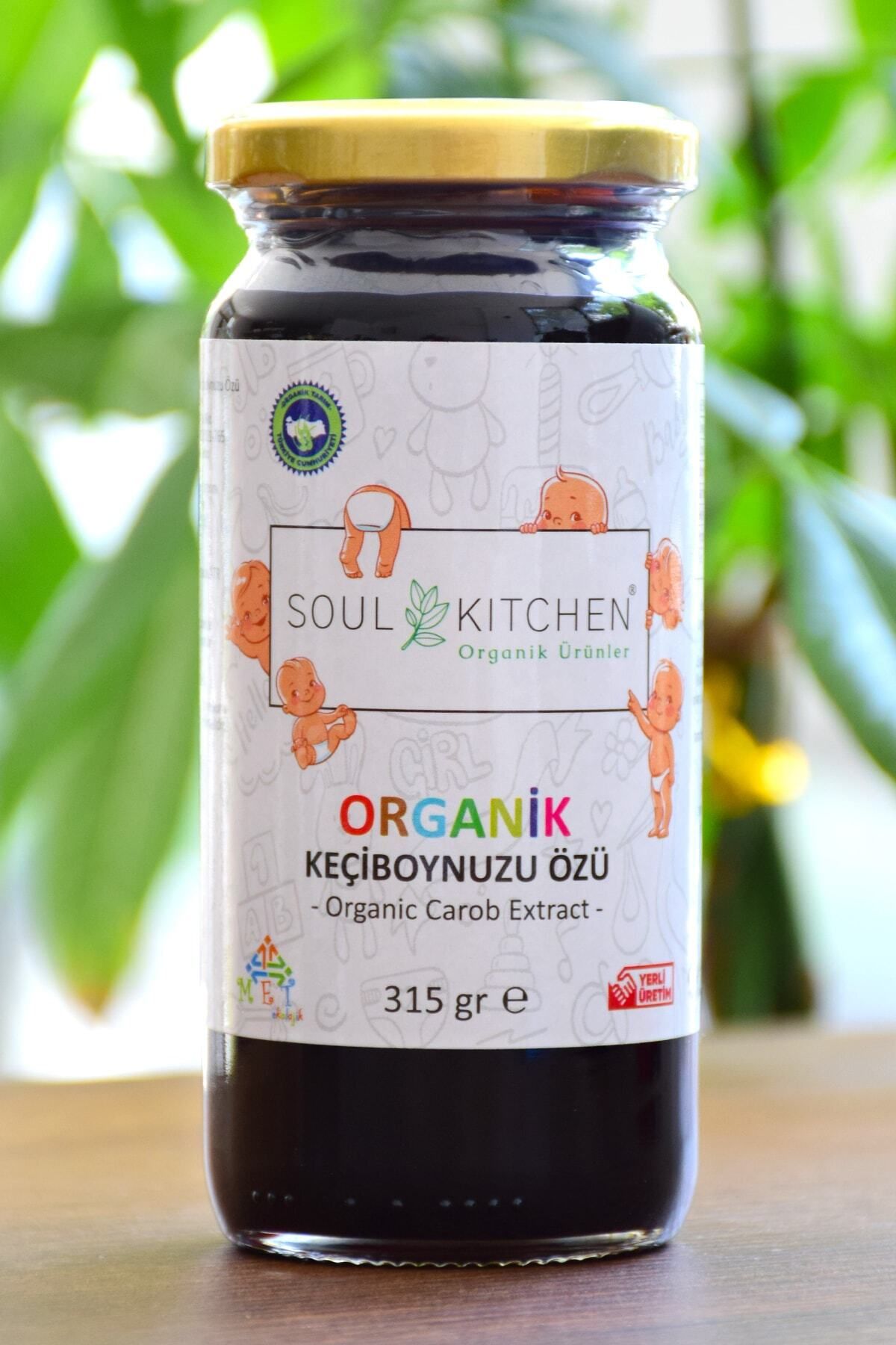 Soul Kitchen Organik Ürünler Organik Bebek Keçiboynuzu Özü 315gr (SOĞUK SIKIM) (ŞEKER ILAVESİZ)