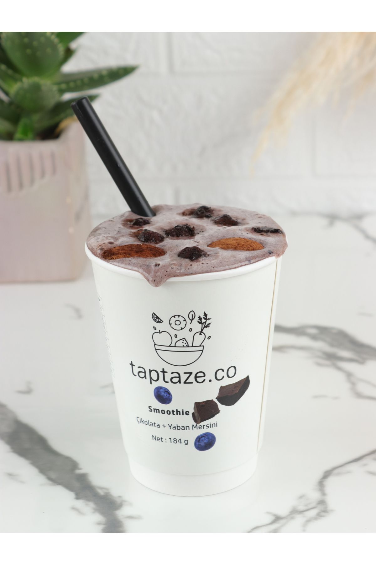 TaptazeCo Smoothie Enerji Paketi (organik Diyetisyen Onaylı Besin Değeri Yüksek Smoothie) 7 Adet