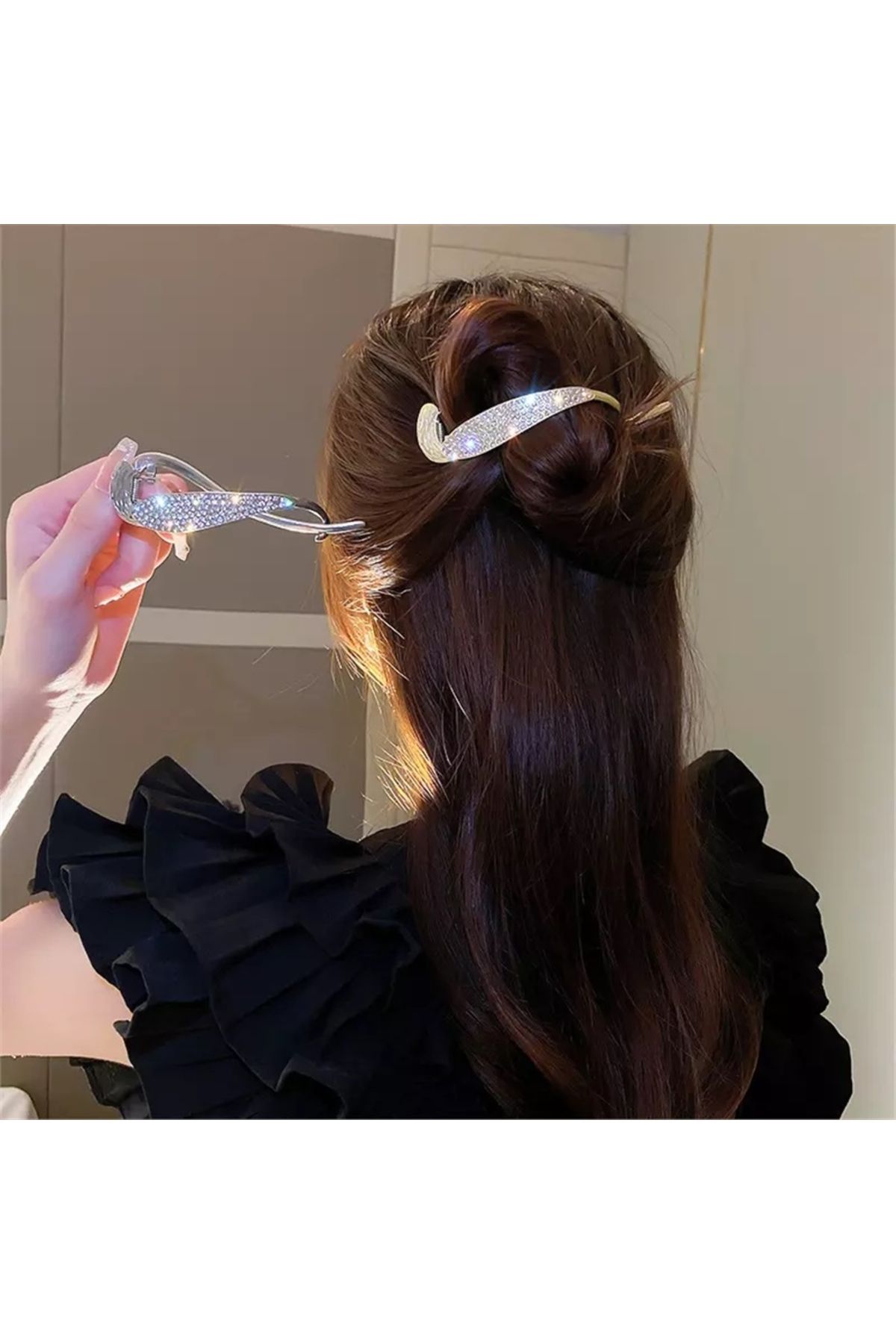 So Much Accesories-Hair Clip - Gray - Figure 3