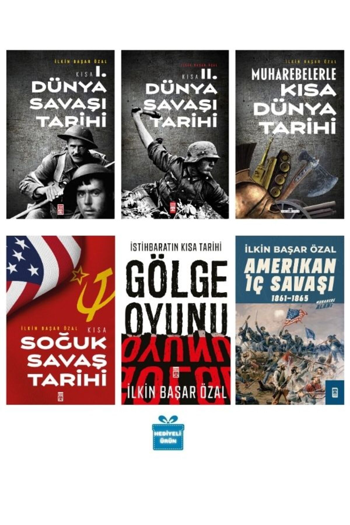 Timaş Yayınları Hediyel Tarih Yazan Gölge Oyunu 1. 2. Dünya Muharebelerle Kısa Dünya Savaşı Tarihi Amerikan İç Soğuk