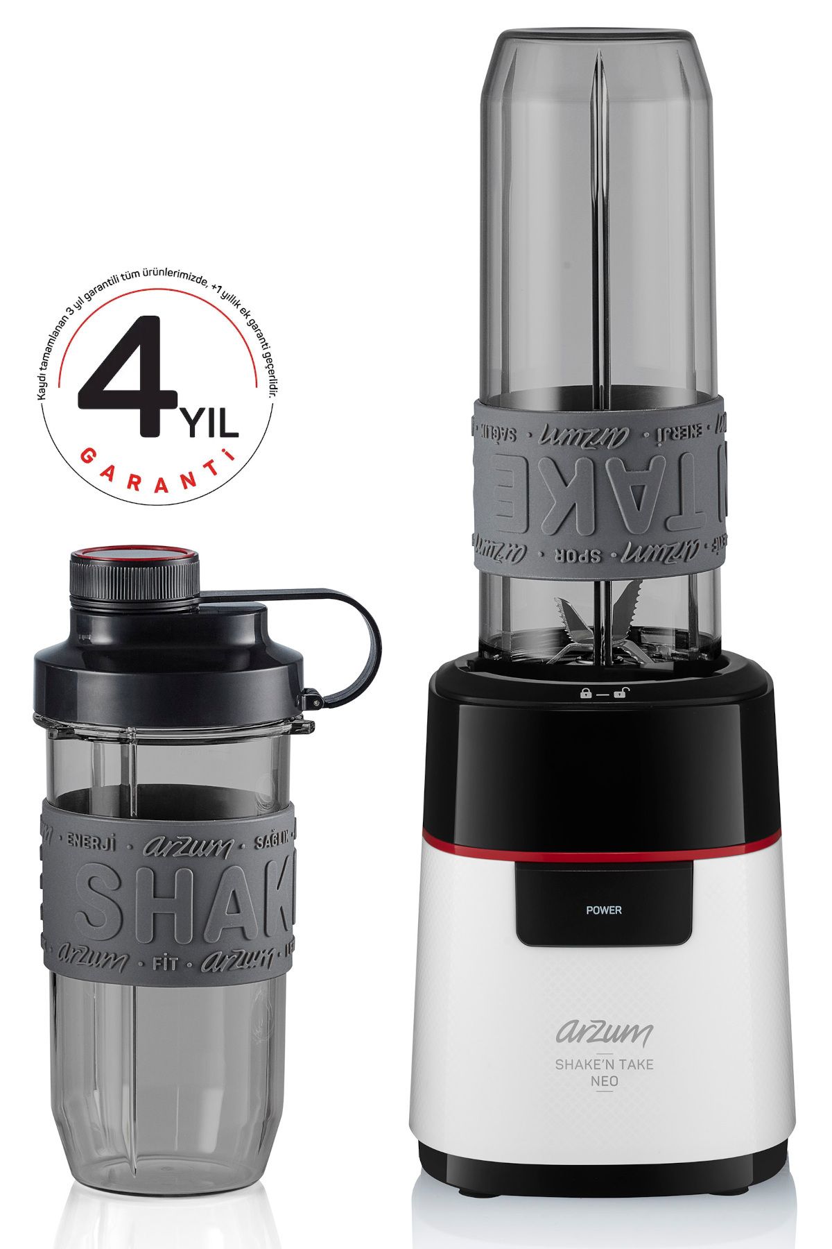 Arzum AR1147 Shake'N Take Neo Kişisel Blender - Beyaz