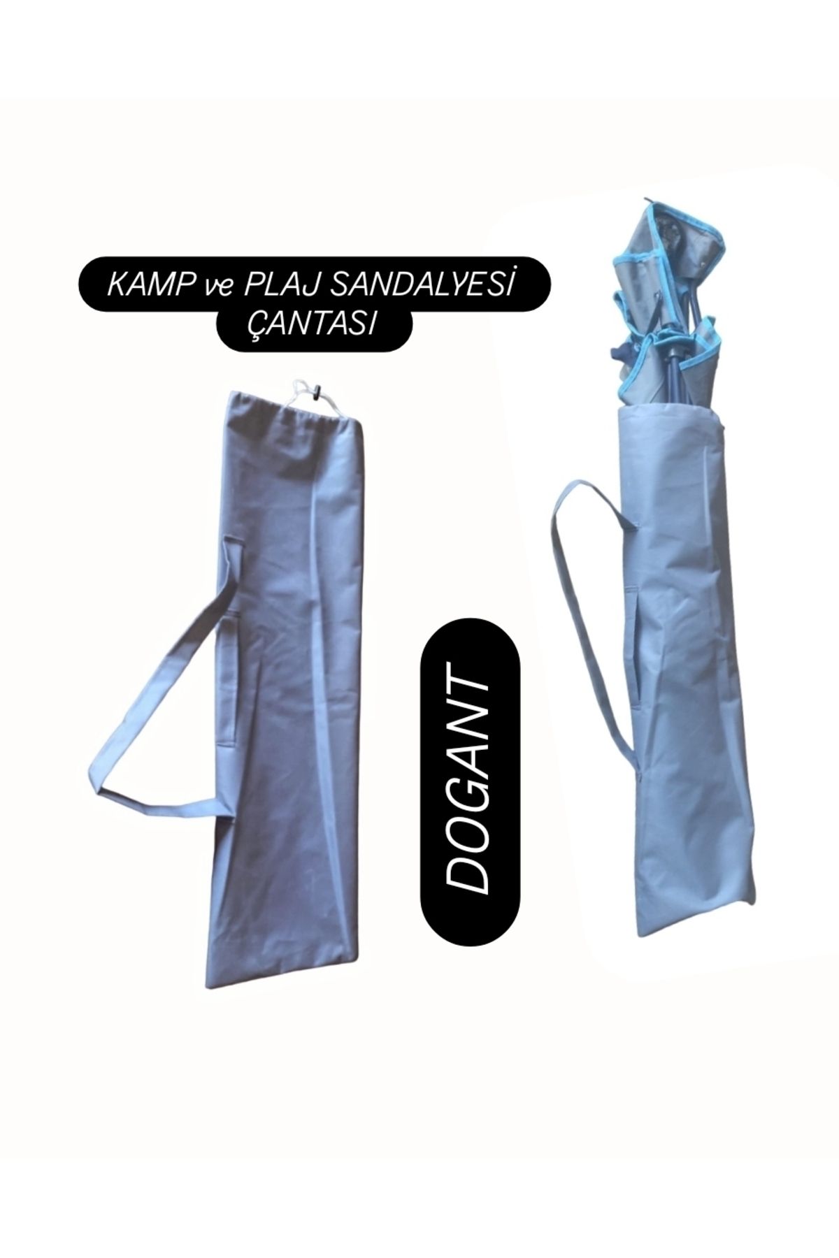 Dogant Plaj Kamp Piknik Katlanır Sandalyesi Çantası 95x28 Cm Sandalye Görsel Amaçlıdır