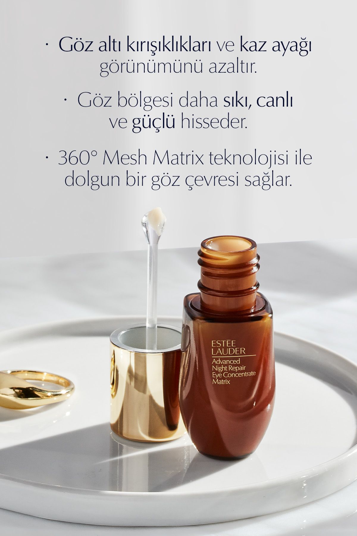 Estee Lauder Cilt Bakım Seti - Advanced Night Repair Serum 20ml + Eye Matrix Göz Kremi 5ml, Hyalüronik Asit-3