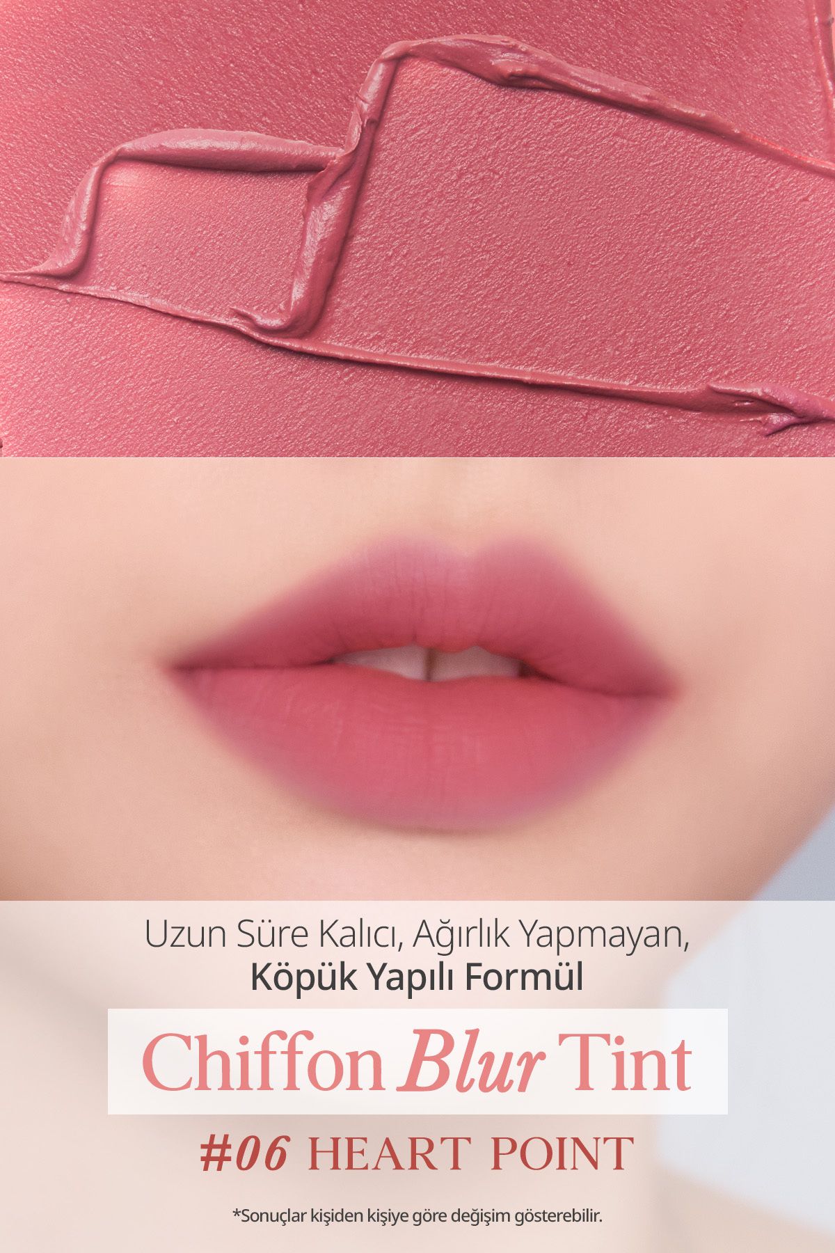 CLIO-CLIO Chiffon Blur Tint - مظهر طبيعي، ناعم ومخملي (06 نقطة قلب) 2