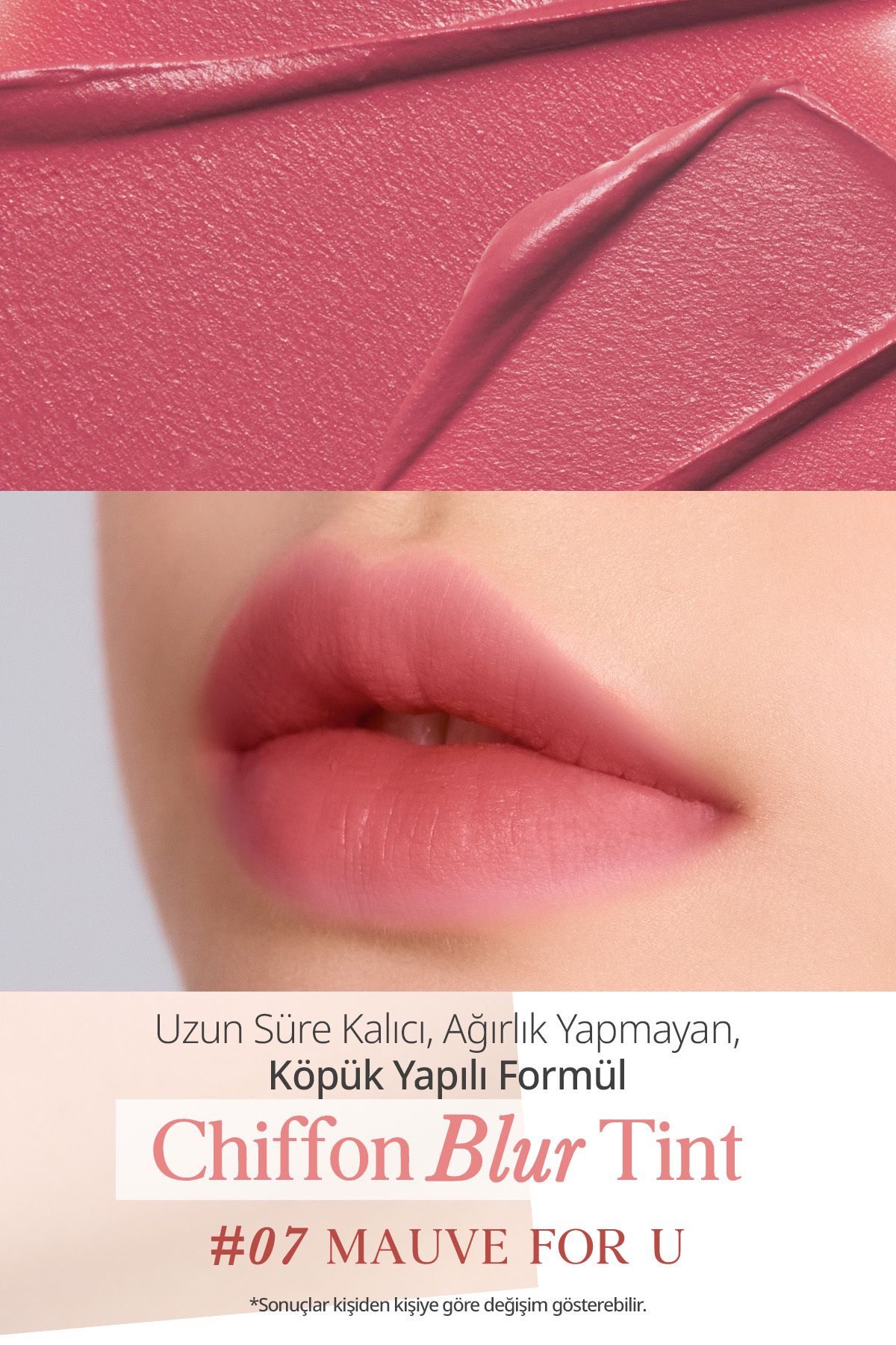 CLIO-Clio Chiffon Blur Tint - Natural Look, Smooth and Velvety (07 Mauve for U) 2