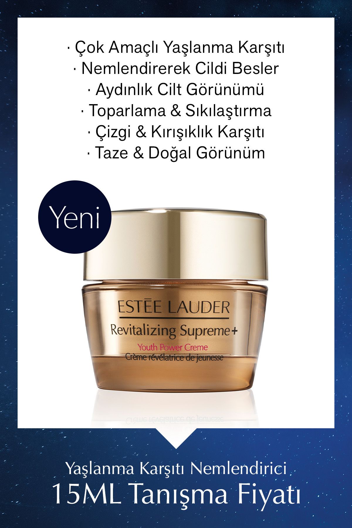 Estee Lauder Seyahat Boy Cilt Bakım Seti - Advanced Night Repair Serum 7ml Revitalizing Supreme Krem 15ml-3