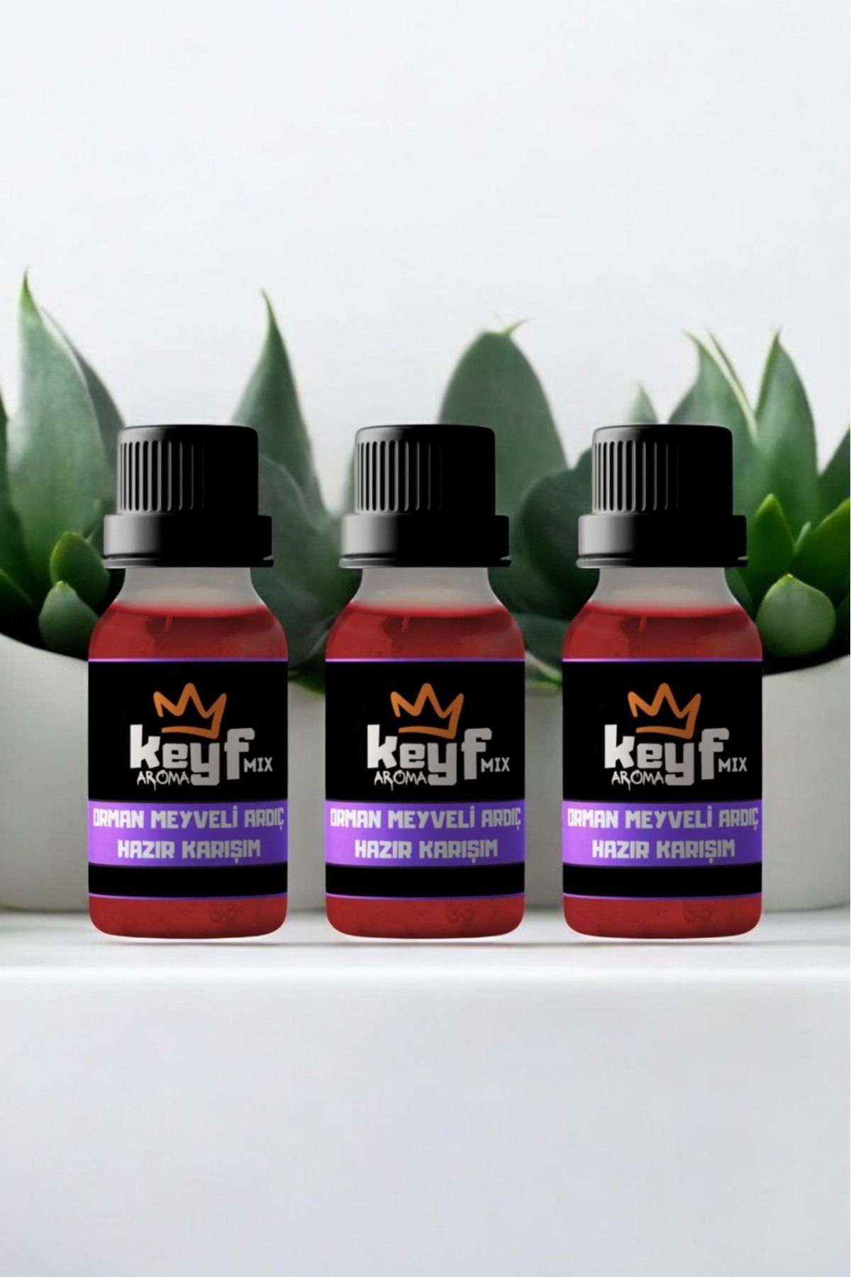 KEYF MİX 3 ADET ORMAN MEYVELİ ARDIÇ HAZIR KARIŞIM ARDIÇ AROMASI 50 ML