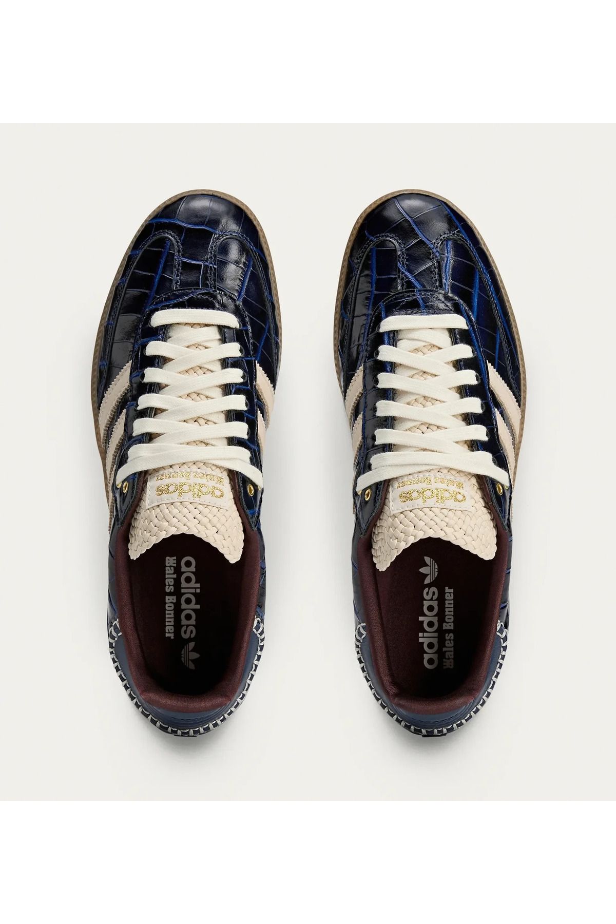 adidas-Samba Wales Bonner Navy Croc - Navy Blue 3