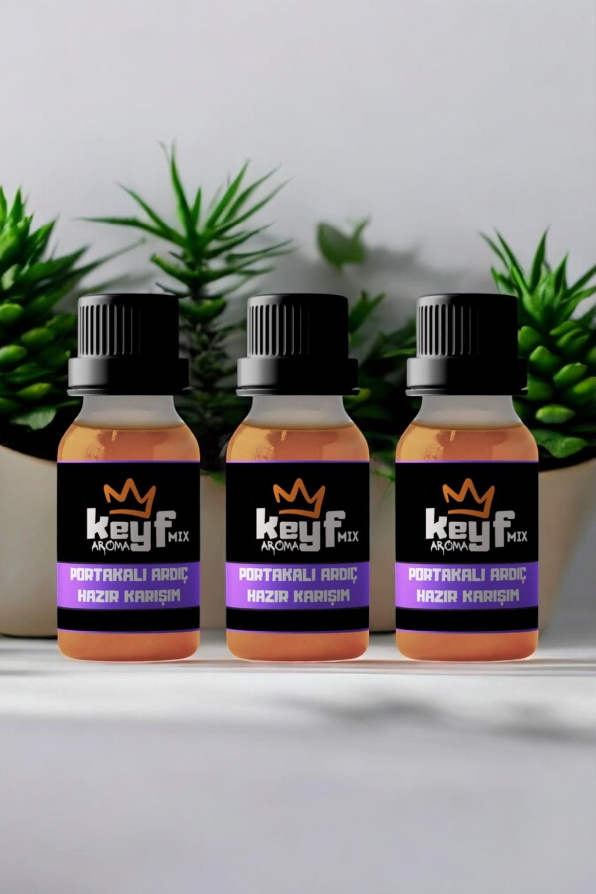 KEYF MİX 3 ADET PORTAKALLI ARDIÇ HAZIR KARIŞIM ARDIÇ AROMASI 50 ML