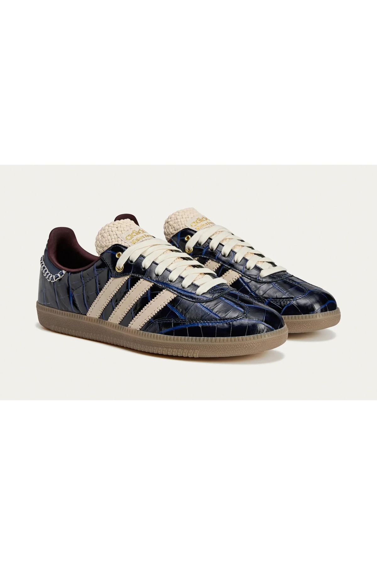 adidas-Samba Wales Bonner Navy Croc - Navy Blue 2