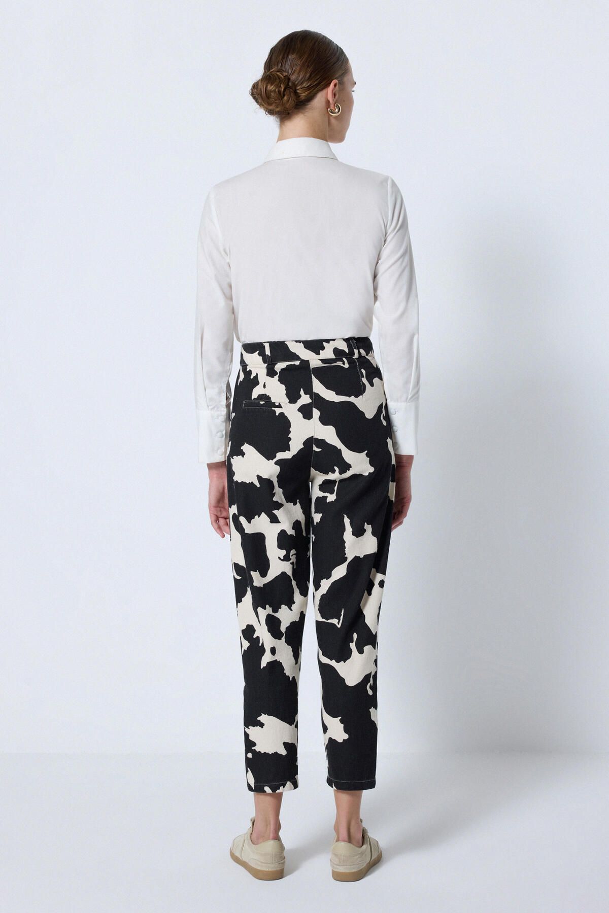 Touché Privé-Patterned Gabardin Pants 3