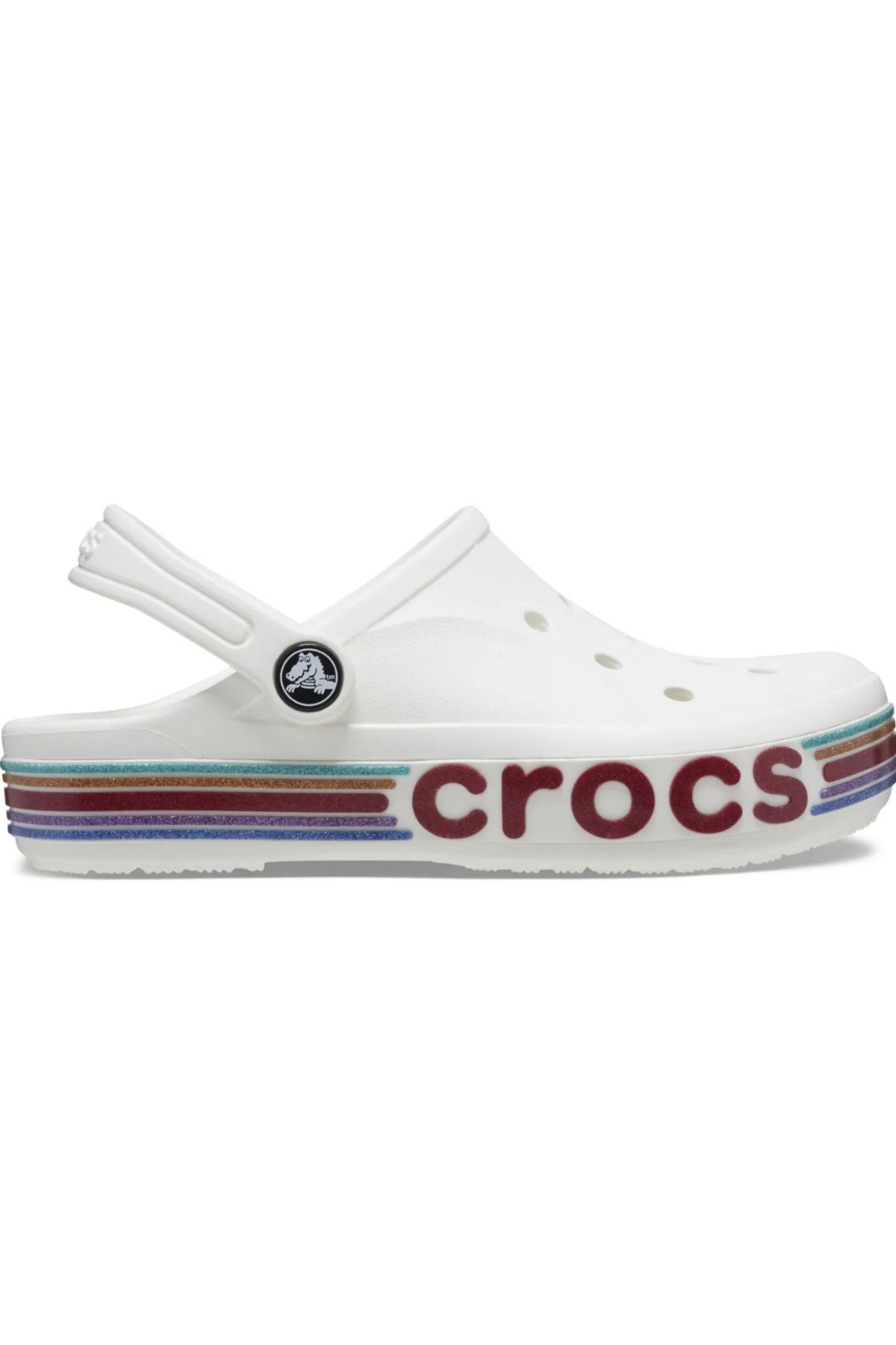 دمپایی بچه گانه رنگین کمان سفید 209730-100 Crocs