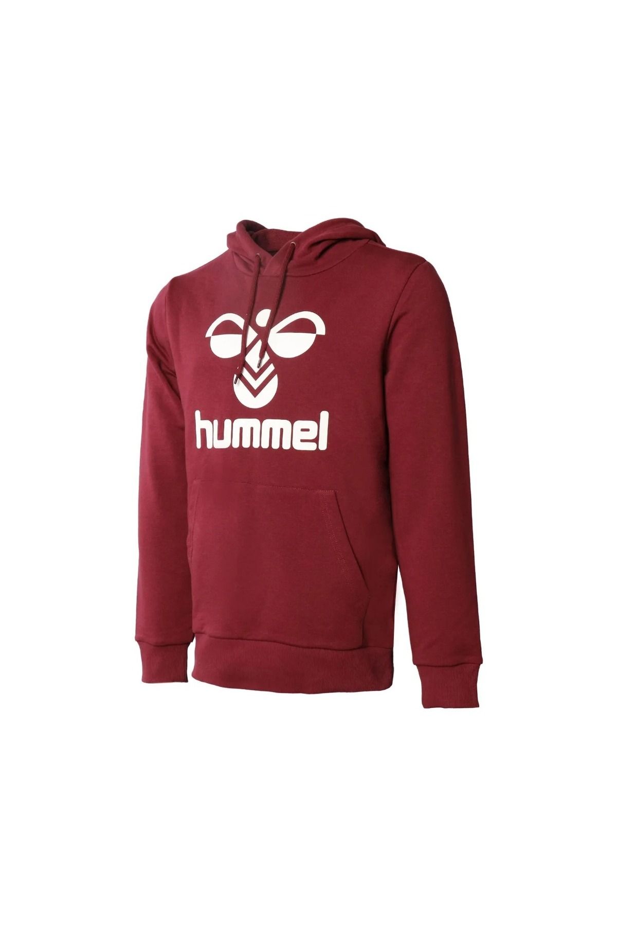 hummel Arus Erkek Bordo Kapüşonlu Sweatshirt