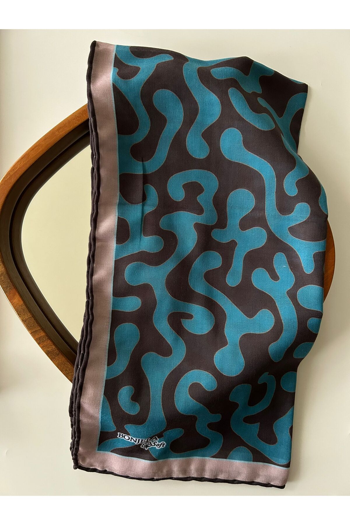 Bonjela-Texture Pattern Digital Soft Scarf 1