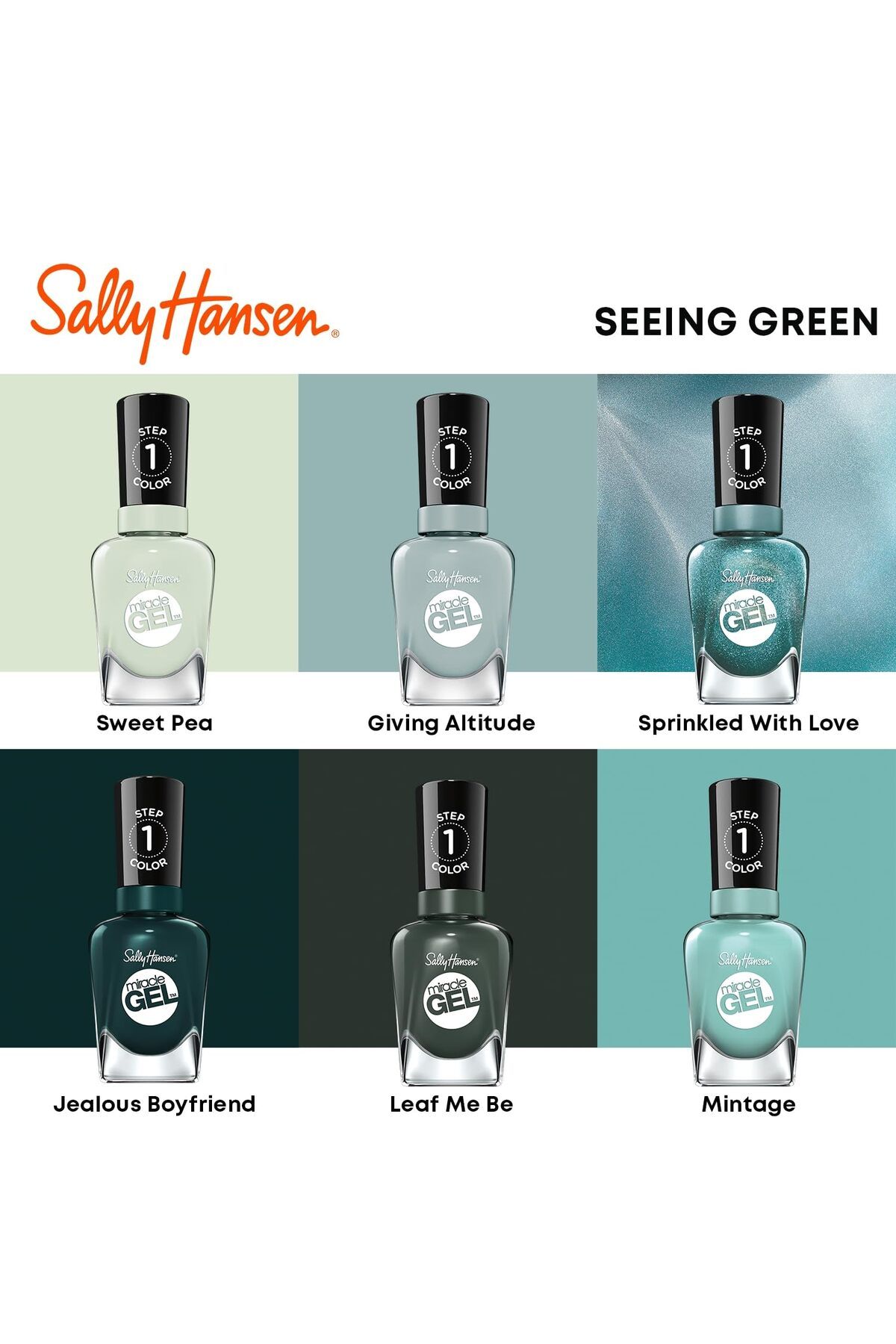 Sally Hansen-Miracle Gel™ Nail Polish - 676 - Jealous Boyfriend, 14.7ml 6