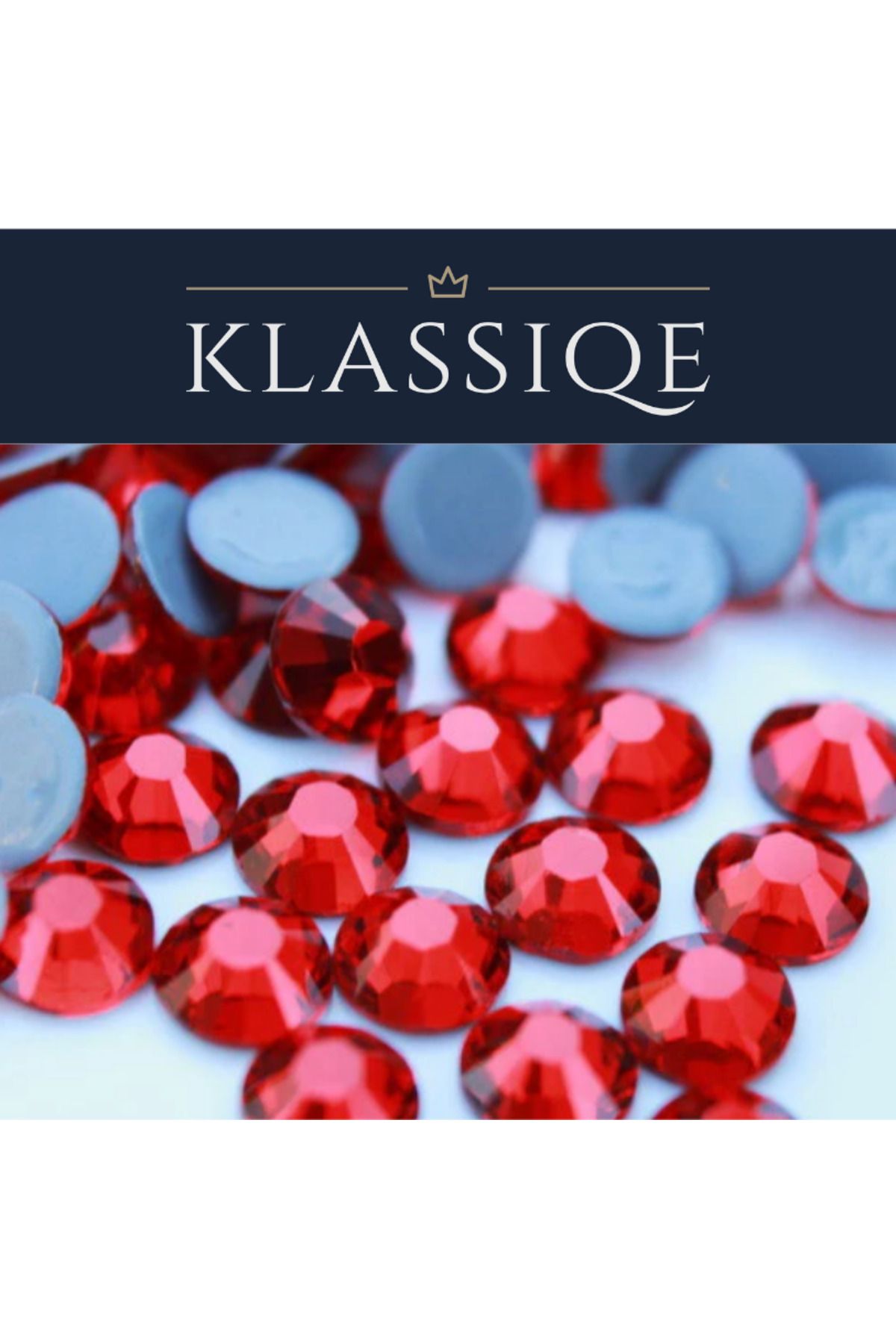 Klassiqe SS30 (6.5 mm) Light Siam Hotfix Taş - 288 Adet