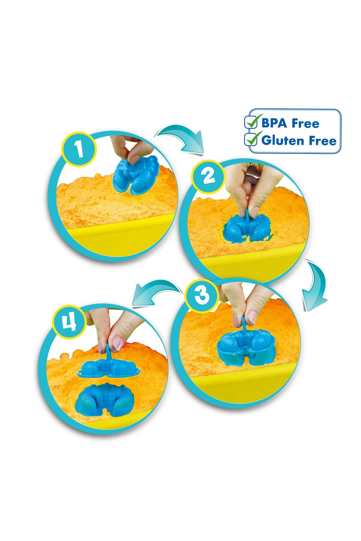 ماجراجویی‌های دریایی با شن جادویی | مجموعه بازی شن کینتیک | سرگرمی خلاقانه با تم اقیانوس برای کودکان