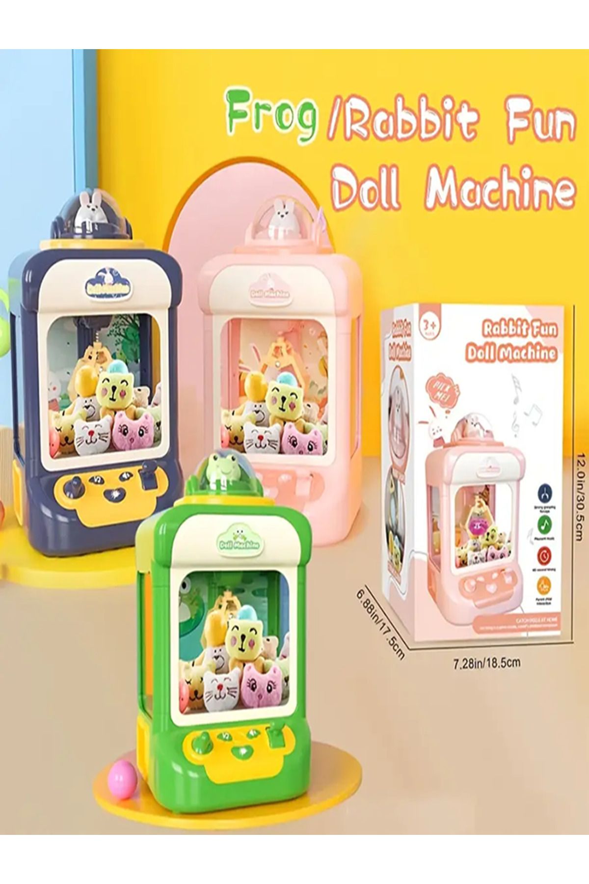 Choice-Automatic Claw Machine Doll Machine Children Operated Play Game Music Mini Claw Catch Toy Small C... 8