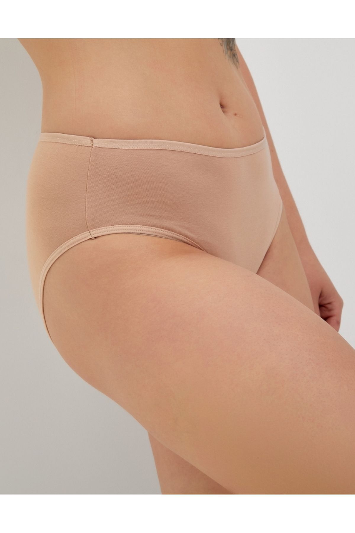 ALYA UNDERWEAR-Women's Bato \ Hipster Panties - 3 Pieces Skin (XL, 2XL, 3XL, 4XL) 4