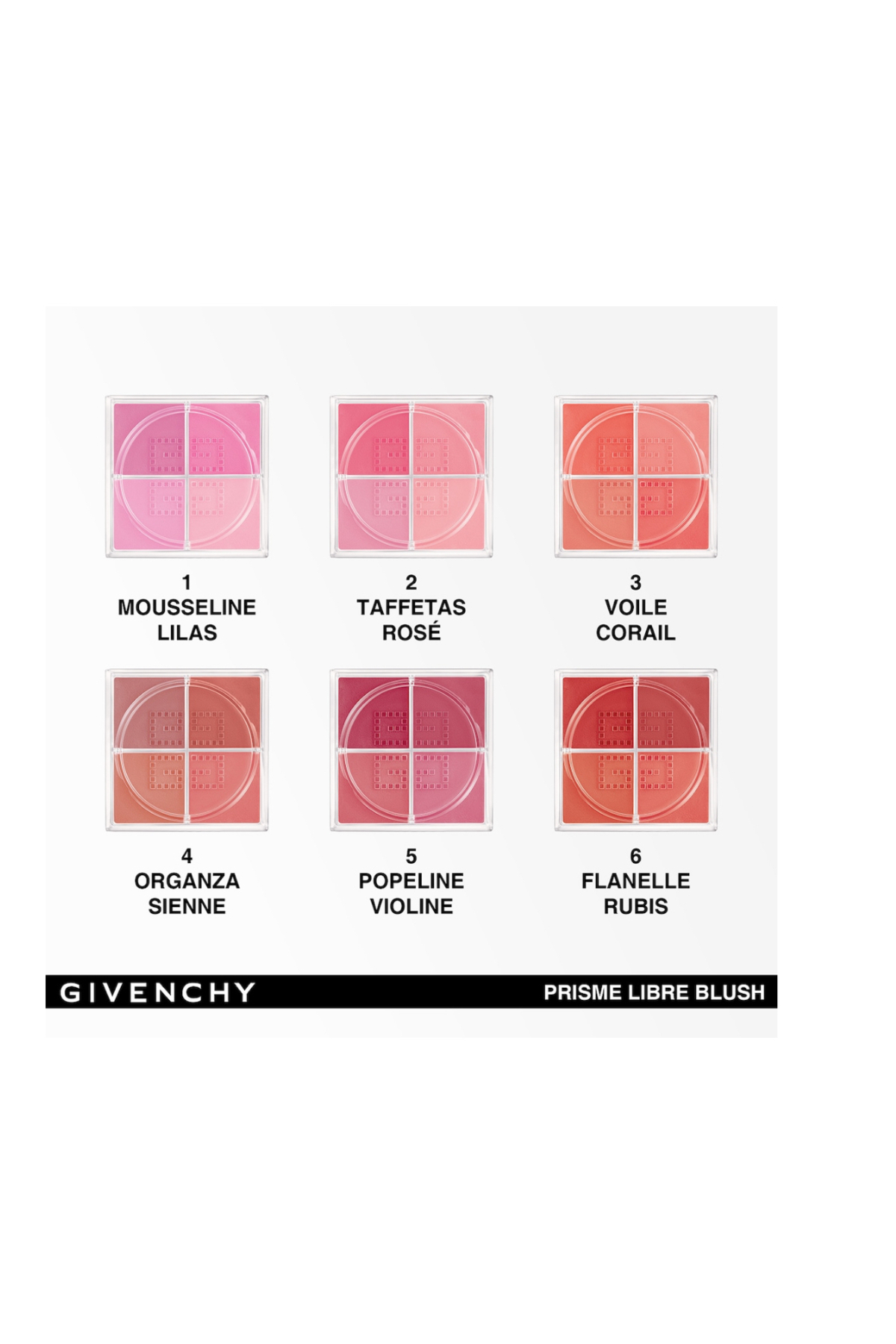 Givenchy Prisme Libre Blush Toz Allık Paleti N06 FLANELLE RUBIS