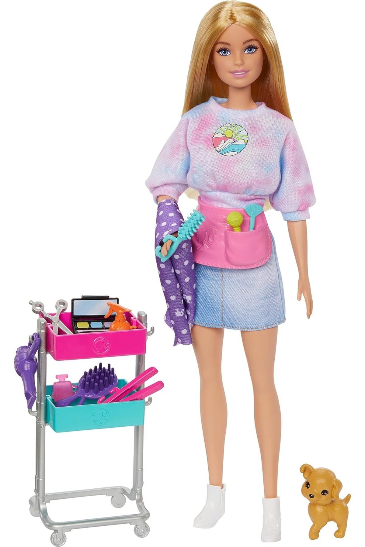 mattel Oyuncak Barbie Stilist Bebekler Oyun Setleri HNK95 (Karışık Model 1 Adet)