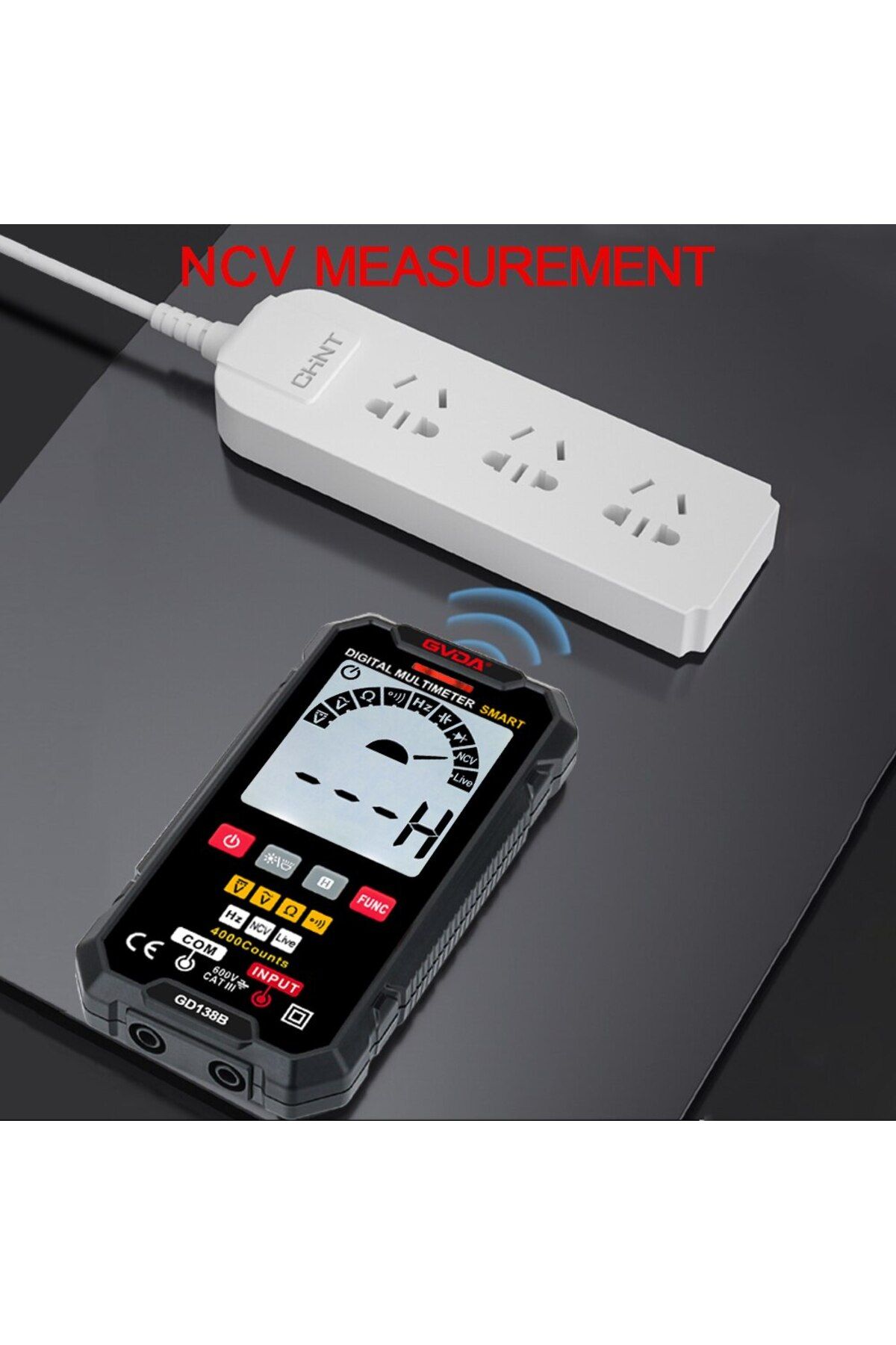 GVDA-Smart Multimeter Auto Ranging True RMS NCV DC AC Voltage Tester Automatic Voltmeter Digital ... 5