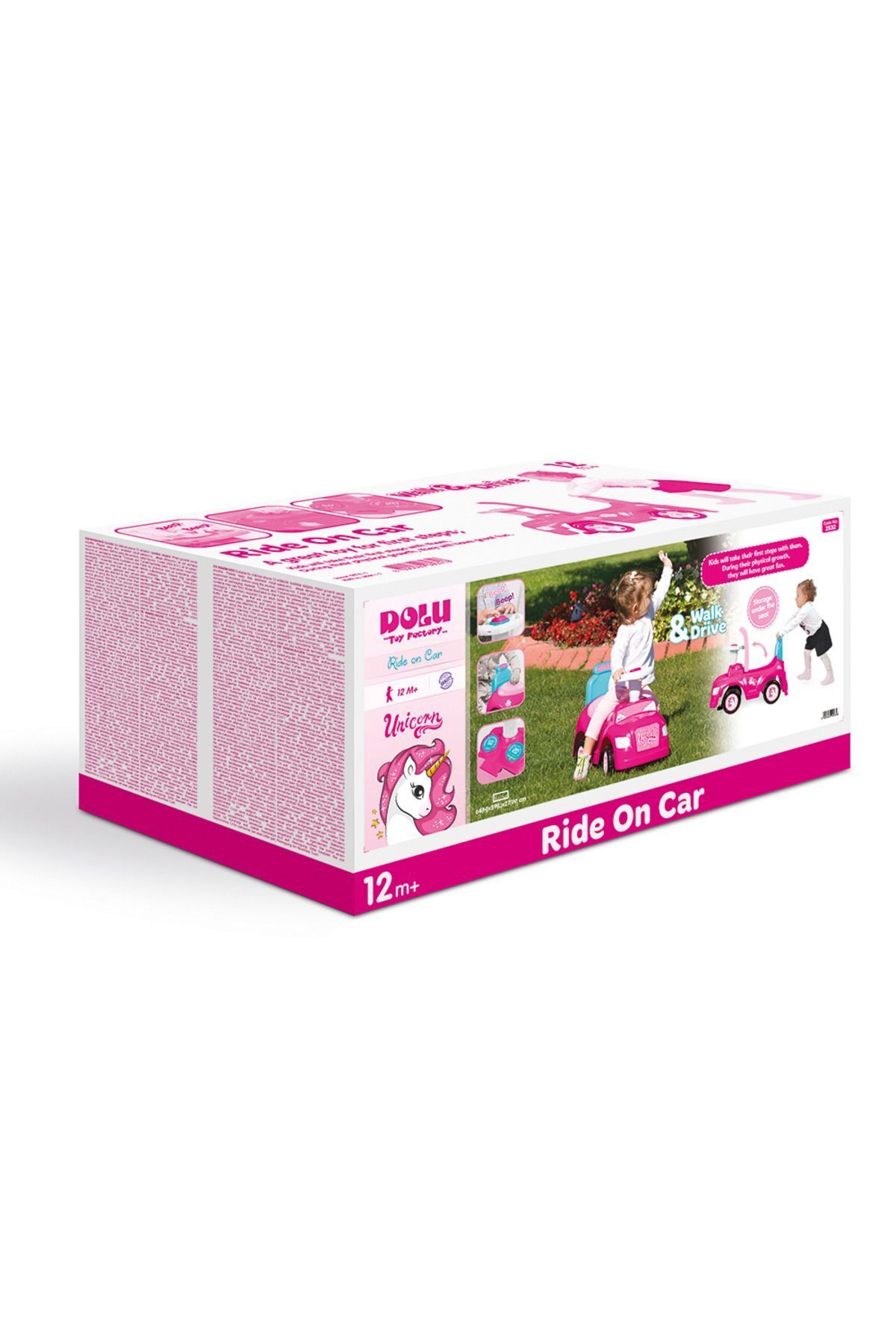 Dolu Oyuncak Unicorn Araba 2 Si 1 Arada Tekli Koliposter 2532