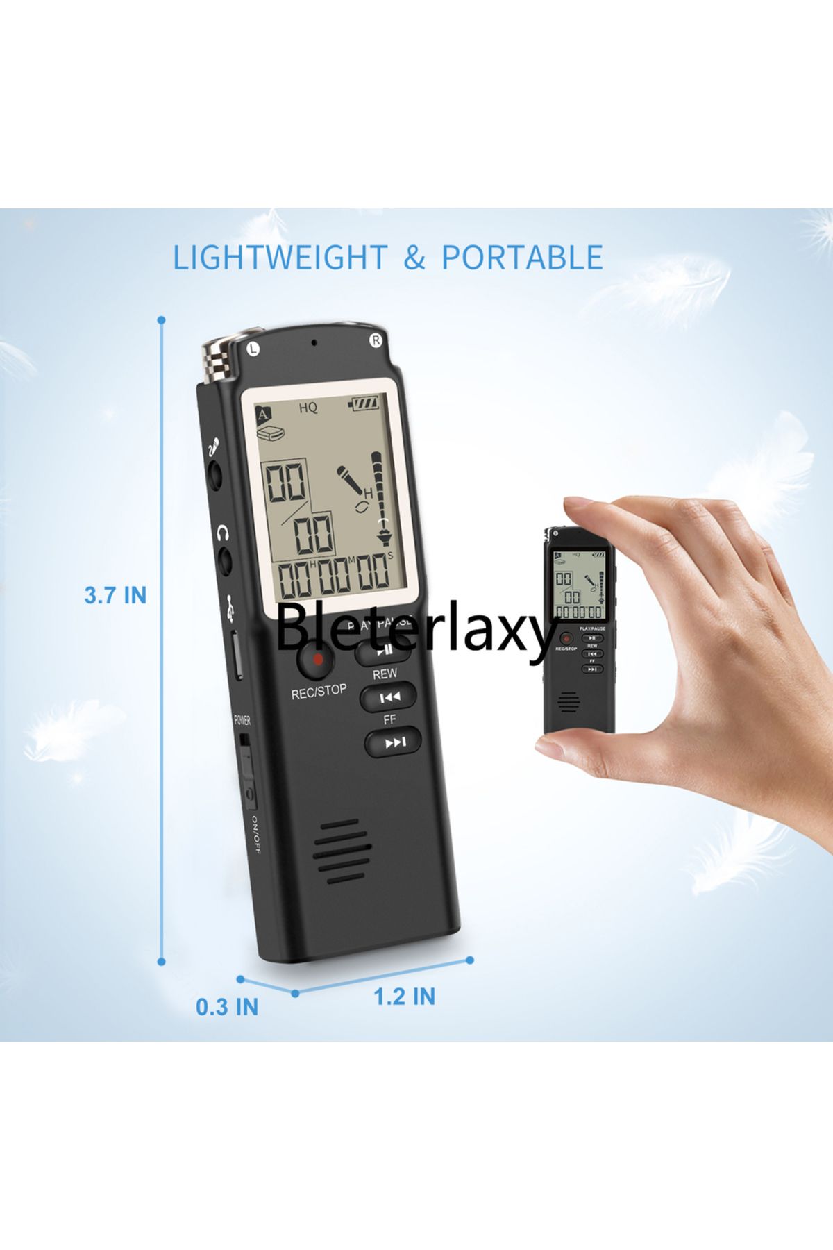 Choice-Digital Voice Recorder Mini Spy USB Professional Dictaphone Audio Recording With WAV,MP3 Player G... 4