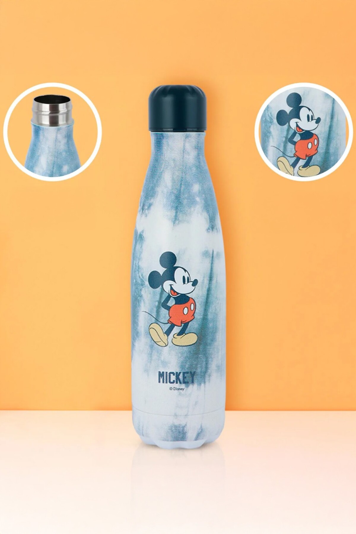 Miniso Mickey Mouse Lisanslı Batik Desenli Termos Şişe (500ml) fotoğrafı 3 (önizleme)