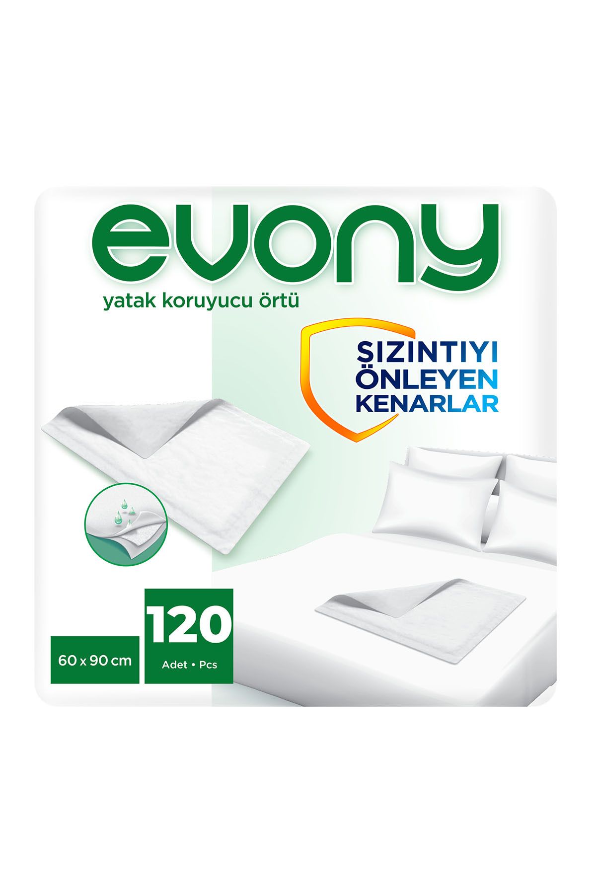 Evony Yatak Koruyucu Örtü 120 Adet