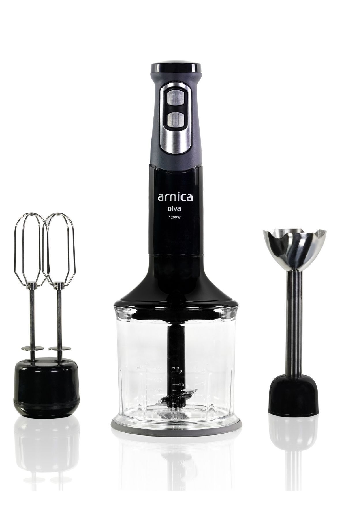 Arnica Diva GH21595 El Blender Seti Siyah