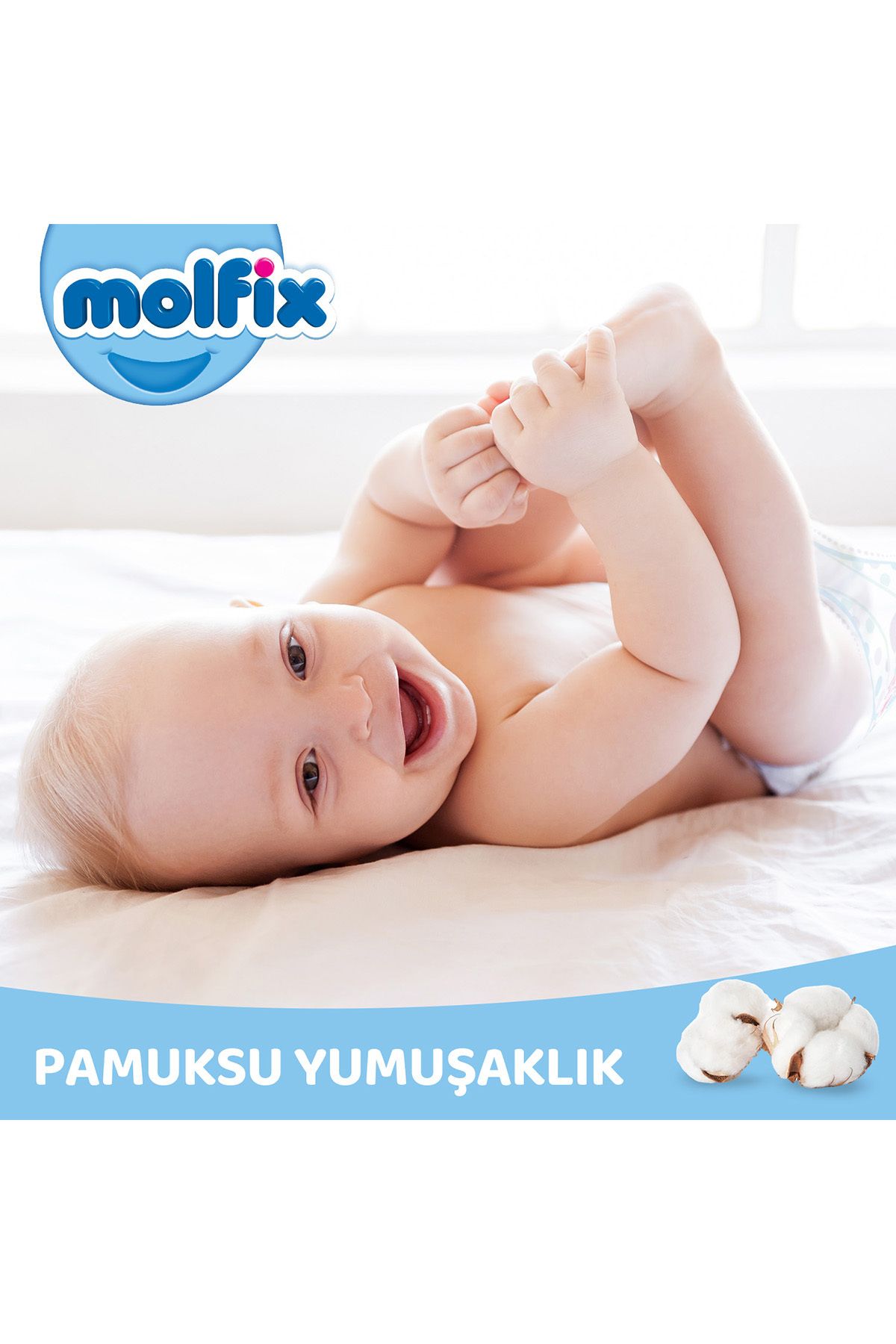 Molfix-حفاضات أطفال مقاس 3 عبوة ميدي أوبرتونيتي 90 قطعة 6