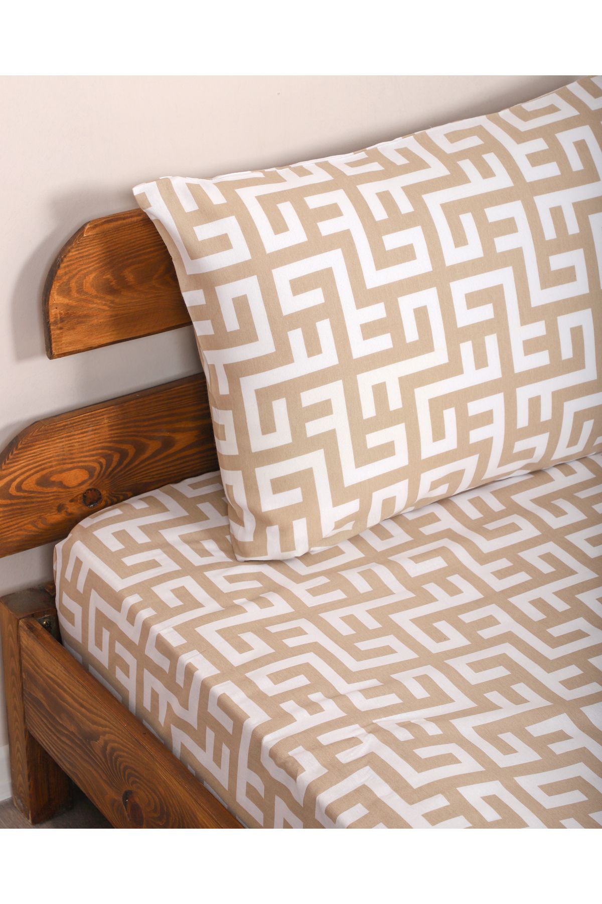 ENESSA-One Person Patterned Elastic Sheets Set 3
