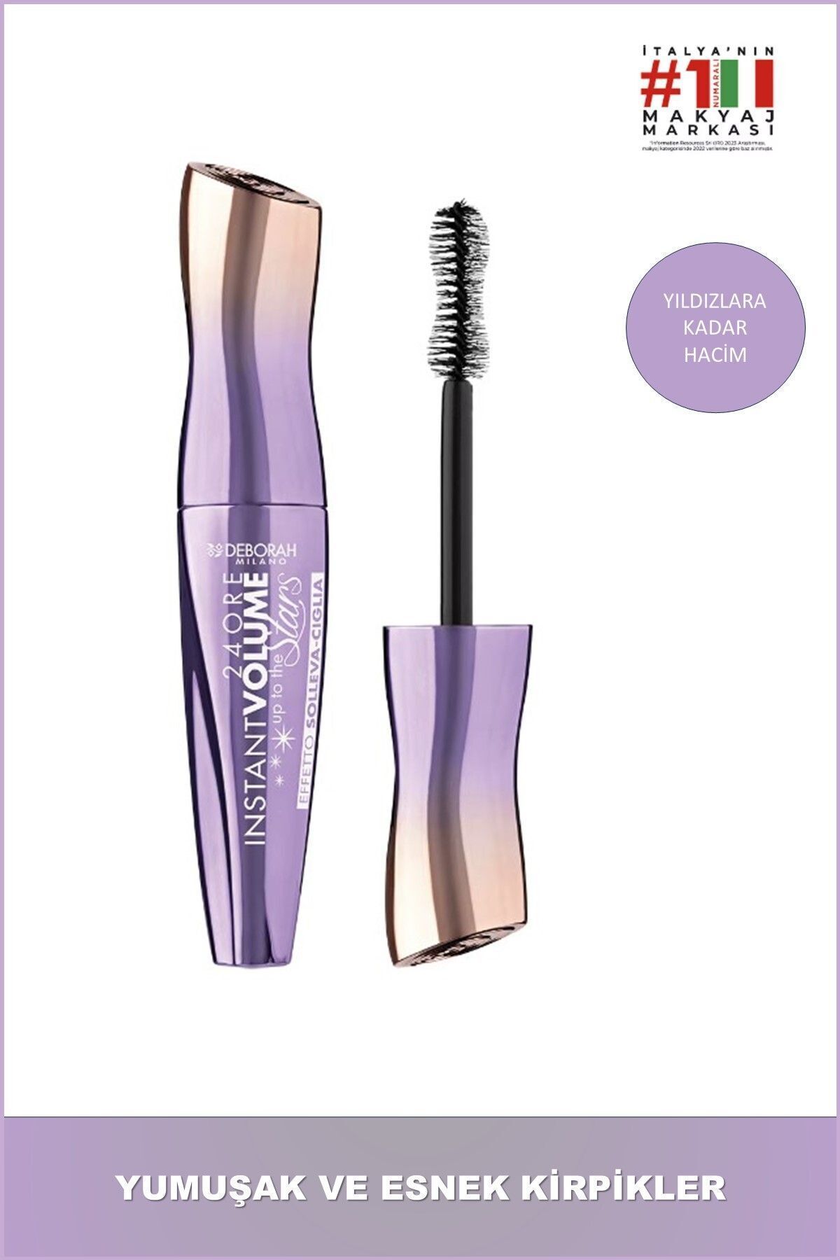 Deborah Mascara Separates Eyelashes One by Natural Formula Gives Volume,Length Fullness eleg.3268