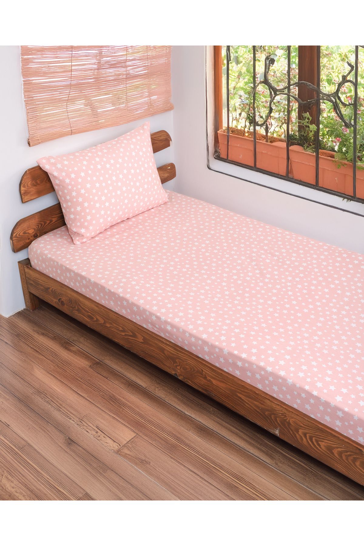 ENESSA-One Person Patterned Elastic Sheets Set 2