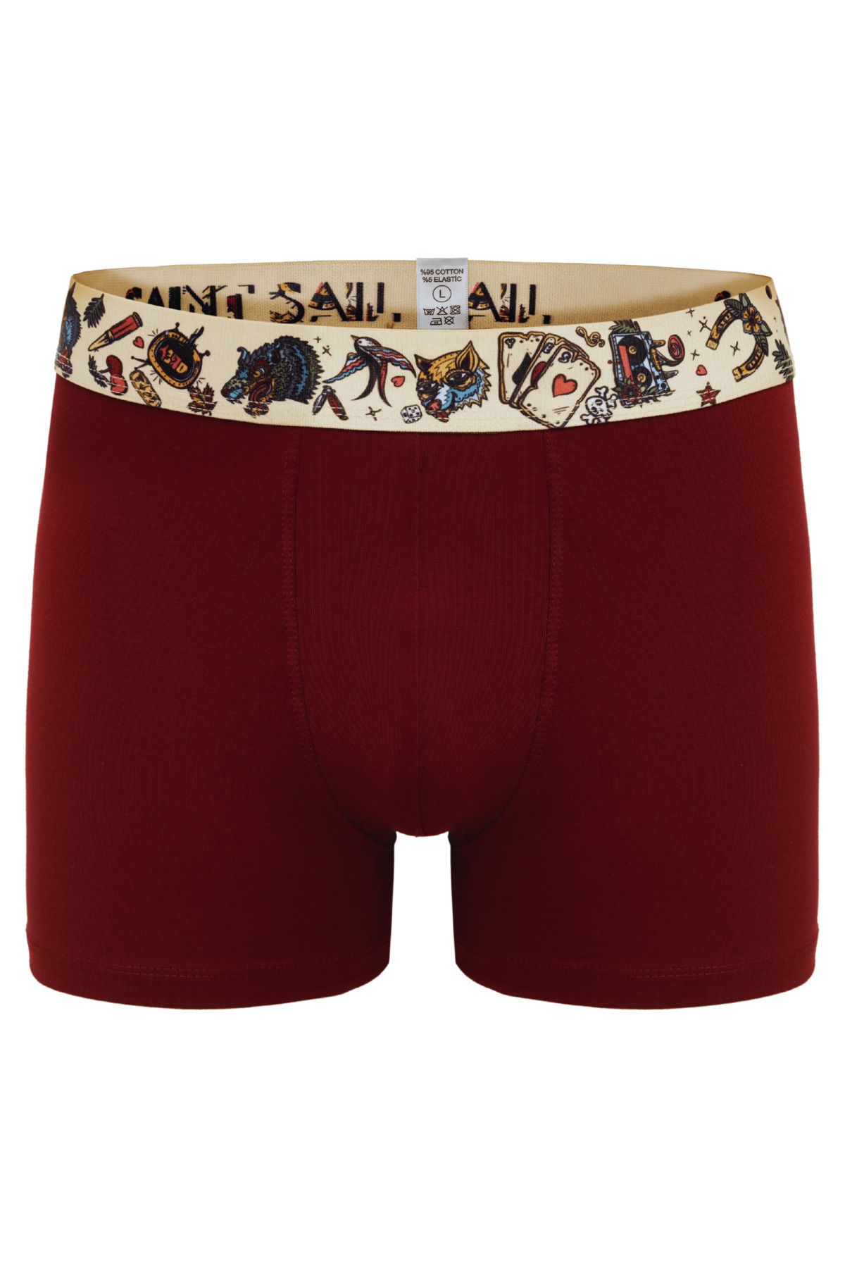 Saint Sail-Cotton Comfortable Printed Men's Boxers 1