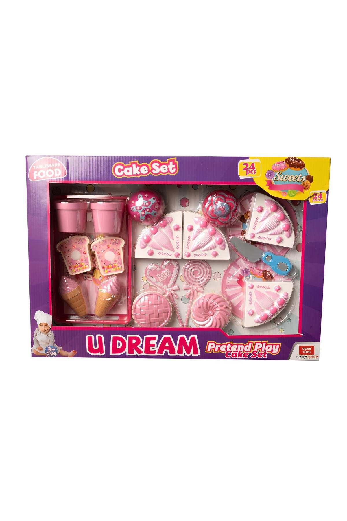 Uçar Oyuncak U DREAM PRETEND PLAY PASTA SETİ