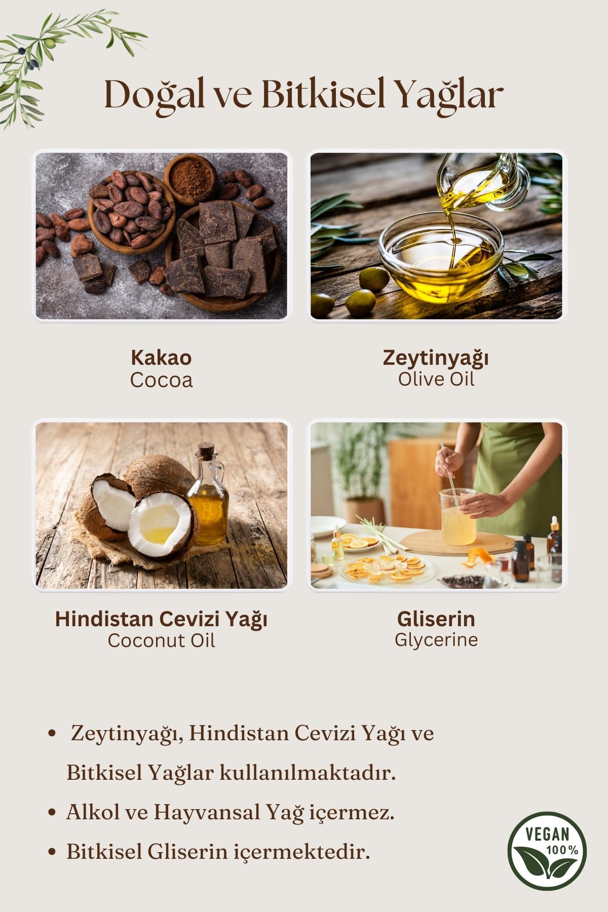 صابون طبیعی کاکائو با روغن گیاهی و گلیسیرین وگان 2 عدد 2 عدد 100 گرم bermark