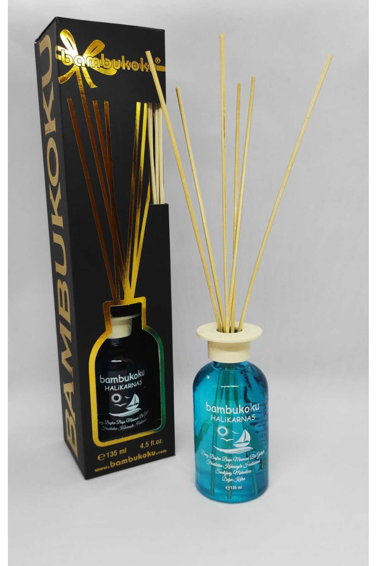 BAMBUKOKU Halikarnas Bambu Koku Çubuklu Oda Kokusu 135ml - Fiyatı ...
