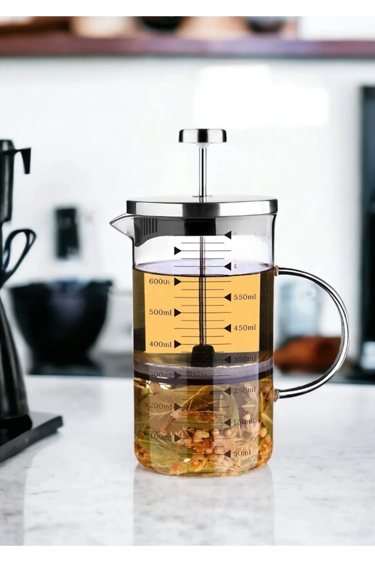 SEVEN7 French Press 600cc Çay Kahve Demleme