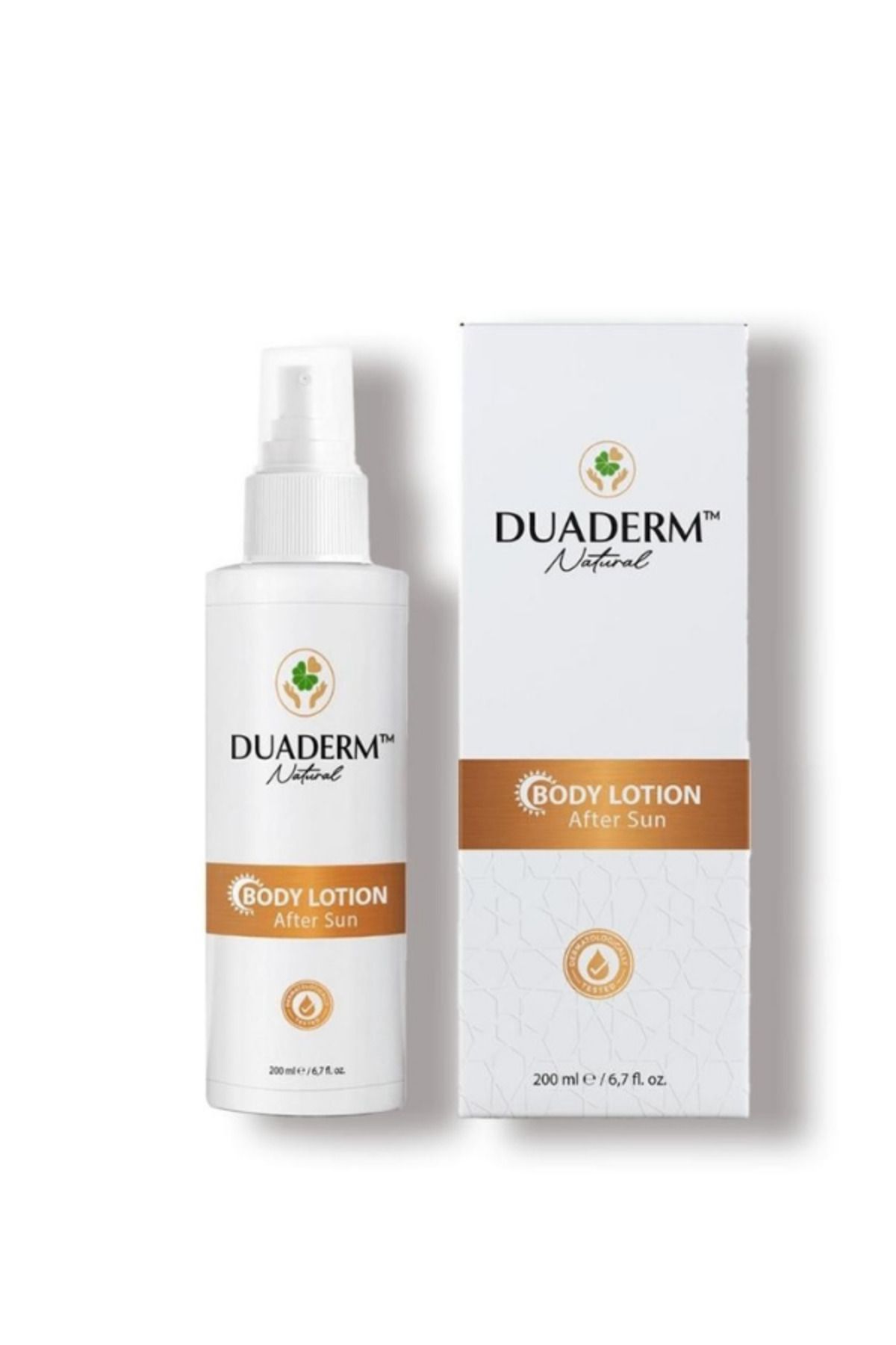 Duaderm Nemlendirici ve Onarıcı After Sun Vücut Losyonu 200ml - DOĞAL İÇERİKLİ VEGAN Cosmetologist