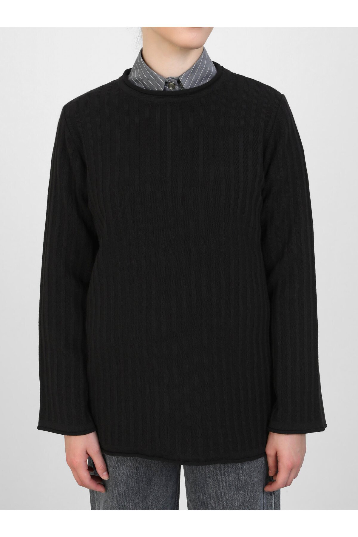 Benin-Benin Black Knitwear Tunic 4
