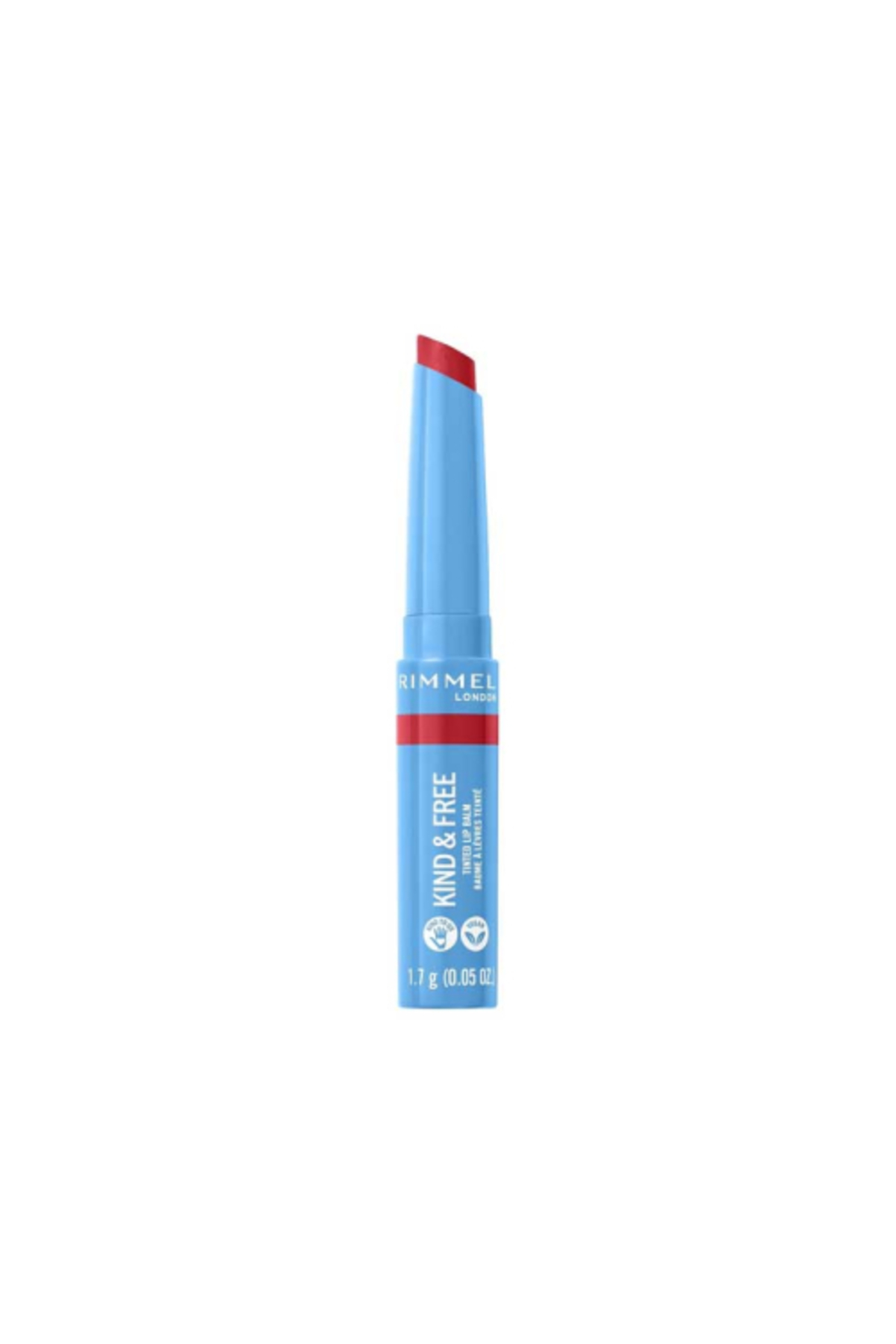 Rimmel London Kind & Free Tinted Lip Balm - 005 - Turbo Red, 4g