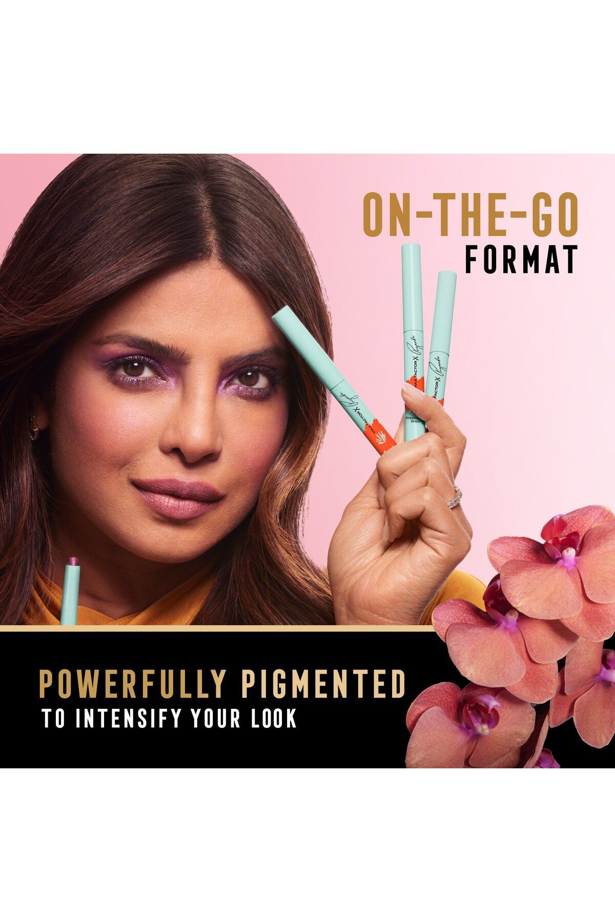 Max Factor-قلم ظلال العيون X Priyanka Chopra Jonas، إصدار محدود - 006 - Glowing Meadow، 1,64 جم 6